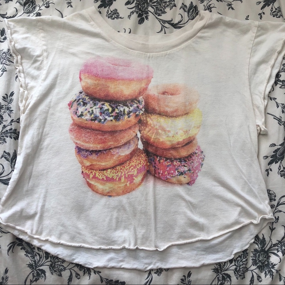 Brandy Melville Donut Graphic T-Shirt